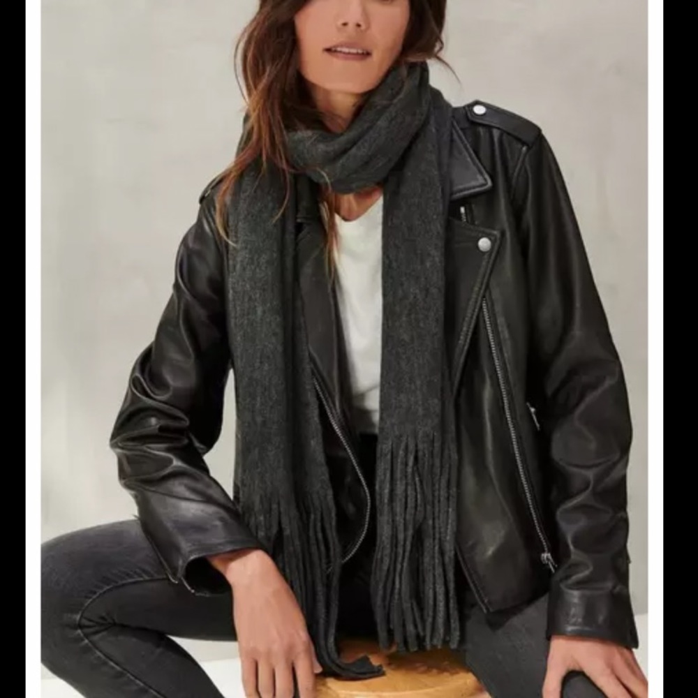 NWT Lucky Brand Solid Brushed Scarf